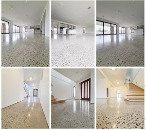 LSY Self-leveling <strong>Marble</strong> Effect Epoxy Floor Coating Wear-resistant Durable Floor Coating Color Sand Epoxy Floor Coating - Product Image 6