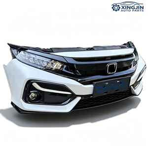 Kit de Carrocería Completo para <span class=keywords><strong>Honda</strong></span> <span class=keywords><strong>Civic</strong></span> de 10ª Generación, Incluye Parachoques con Rejilla, Ventilador, Radiador, Sensor de Estacionamiento, Faros LED Delanteros - Product Image 1