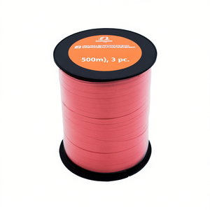 Ruban mat rouge Party Love 500m, lot de 3, décorations de fête - Product Image 2