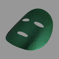 Feuille de papier de masque facial en feuille multicouche colorée remplie de sérum pour des soins de la peau améliorés