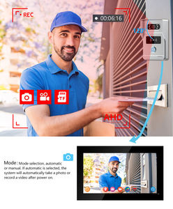 <span class=keywords><strong>Videoportero</strong></span> Inteligente sin Baterías con <span class=keywords><strong>2</strong></span> Monitores, Sistema de Intercomunicación <span class=keywords><strong>WiFi</strong></span> TUYA para Hogar/Oficina con Pantalla Dual - Product Image 5