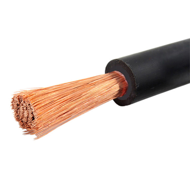 Manufacturer 16mm 50mm 70mm 95mm 120mm 150mm Single Copper Core Flexible Rubber Insulated Welding Cable