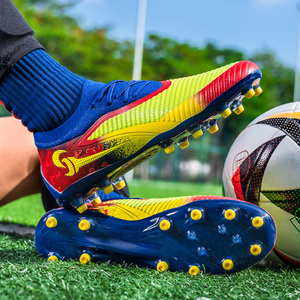 Tacos de <span class=keywords><strong>Fútbol</strong></span> de Nuevo Diseño, Chaussures De Football, Logotipo Personalizado, Parte Superior Baja, Zapatos Deportivos Infantiles para Exteriores, <span class=keywords><strong>Botas</strong></span> de <span class=keywords><strong>Fútbol</strong></span> para Adultos - Product Image 6