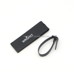 Durable Black Premium <b>Label</b> <b>Suitcase</b> <b>Label</b> Custom Embossed Debossed Logo Travel Luggage Tag - Product Image 6