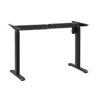 Tables de jeu réglables en hauteur électriquement ADA, bureau de jeu pour ordinateur portable avec éclairage RVB et boîte de rangement pour câbles