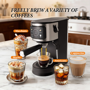 Кофемашина для эспрессо от производителя, 15 бар, быстрый нагрев, автоматическая кофеварка для капучино - Product Image 2