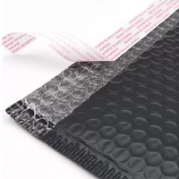 Enveloppes rembourrées à bulles noires personnalisées, sacs à courrier en plastique de qualité supérieure co-extrudés, fournisseurs d'expédition