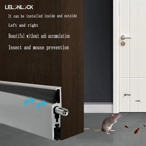 Coupe-froid Automatique Drop Down 15mm Étanchéité Fond De <span class=keywords><strong>Porte</strong></span> Bande D'étanchéité Coupe-Vent Anti-Poussière <span class=keywords><strong>Porte</strong></span> <span class=keywords><strong>Seuil</strong></span> - Product Image 2
