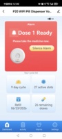 Dispensador de Pastillas Inteligente Automático con Wi-Fi, Pantalla LCD Grande, Gestión Mensual de Medicamentos, Fácil Configuración, Uso Doméstico, 28 Días