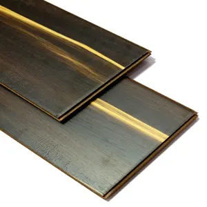 Lantai vinil baru murah dan kualitas tinggi 4mm mesin tekstur kayu laminasi papan vinil tahan air ubin lantai spc