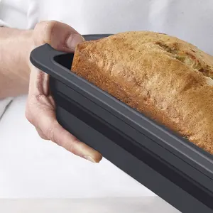 새로운 도착 접을 수있는 실리콘 제빵 도구 양식 베이킹 용 케이크 금형 세트