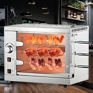 Máquina de Asar Pollo Eléctrica Rotatoria Automática de 3 Niveles para Restaurante de Hotel Comercial, Horno de Asador de Pollo - Product Image 5