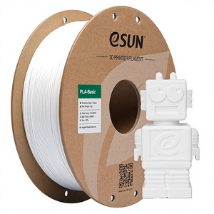 Filamento PLA Básico ESUN de 1.75 mm de Alta Velocidad, Bobina de 1 kg (22 lb) para Impresoras 3D FDM, Blanco - Product Image 1