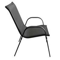 Chaise d'extérieur moderne en métal Uplion, économique, démontable, pour jardin, imperméable, pour terrasse et repas en plein air
