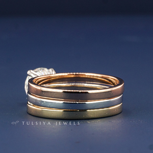 แหวนเพชรทอง 14K สำหรับผู้ชาย แหวนเพชรคุณภาพพรีเมียมที่สร้างขึ้นในห้องปฏิบัติการ แหวนวงเพชรหรูหราสำหรับผู้ชาย เหมาะสำหรับงานหมั้นและงานแต่งงาน - Product Image 2