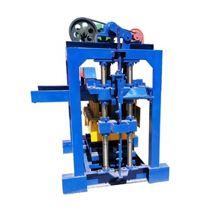 QTJ4 40 <b>Cheap</b> Manual Concrete Hollow Solid Brick Block Making Machine for Small Home Business Maker - Product Image 3