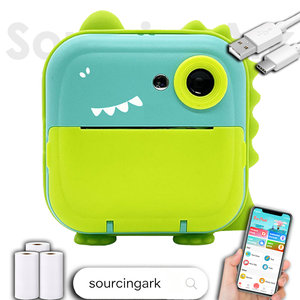 SourcingArk Portable Wireless Inkless Mini Printer Instant <b>Camera</b> HD Text Pictures MicroSD Plastic Cute Kids <b>Printing</b> <b>Camera</b> Q5 - Product Image 1