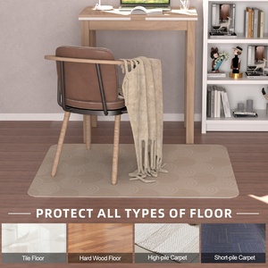 Tapete Transparente de PVC de Alta Calidad para Silla de Oficina, Duradero, Lavable, Antideslizante, Protector Reversible para Pisos de Madera Dura, para el Hogar - Product Image 2