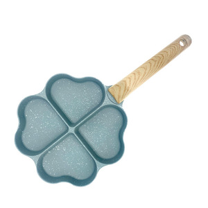 Sartén Antiadherente <span class=keywords><strong>para</strong></span> Freír Huevos con Cuatro Corazones, Mini Sartén Antiadherente <span class=keywords><strong>para</strong></span> Panqueques y Huevos <span class=keywords><strong>para</strong></span> el Desayuno - Product Image 1
