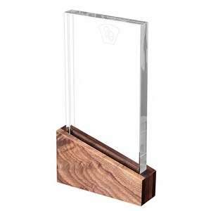 Customizable Wholesale Acrylic & Wood Awards Durable Recyclable <b>Trophies</b> with Offset Printing for Champions - Product Image 1