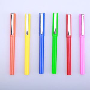 Customizable 0.5mm Frosted Colorful Bullet Tip <b>Gel</b> <b>Pen</b> New Plastic Spray Coating with Logo Printing for Business Promotion - Product Image 5