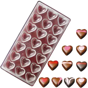 Offre Spéciale 3D Transparent personnalisé barre de chocolat moule échecs coeur Football forme chocolat moule acrylique moules pour chocolat