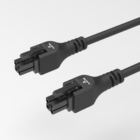 OEM ที่กำหนดเอง4.2มิลลิเมตรสนามสายเคเบิลสี่เหลี่ยม Molex Mini-Fit Jr 5557ซีรีส์4ตำแหน่งจีบเชื่อมต่อลากสายรัดขึ้นรูป