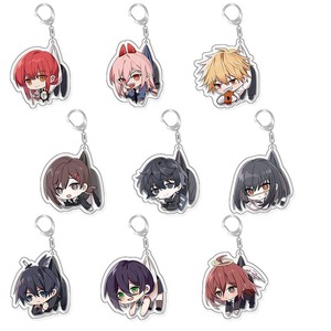 Llavero de Anime <span class=keywords><strong>Chainsaw</strong></span> <span class=keywords><strong>Man</strong></span> con Pochita y Makima, Lindos Llaveros de Acrílico de Dibujos Animados y <span class=keywords><strong>Manga</strong></span> para Bolsos, Colecciones de Moda para Fans de Baji - Product Image 1