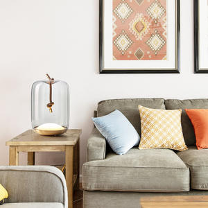 Zeal Lighting Sala de estar Dormitorio Decorativo nórdico Cama moderna Lámpara de mesa de lectura de vidrio lateral - Product Image 1