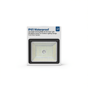 IP65 impermeable 120 grados detección gran angular 20 LED luz Solar PIR Sensor de movimiento para iluminación exterior garaje puerta delantera jardín - Product Image 1