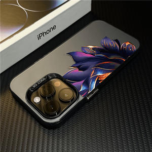 <span class=keywords><strong>Cover</strong></span> posteriore in morbido TPU con loto <span class=keywords><strong>viola</strong></span> Design creativo custodia per telefono cellulare antiurto per <span class=keywords><strong>iPhone</strong></span> 17 16 <span class=keywords><strong>Pro</strong></span> Max/15/<span class=keywords><strong>14</strong></span>/13 confezione al dettaglio - Product Image 2