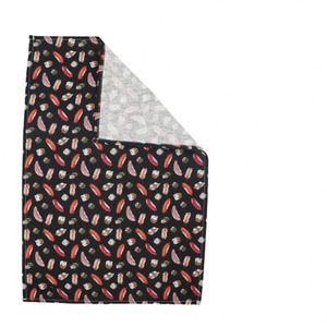 Soft Cotton Digital Print <b>Kitchen</b> Towels Absorbent Washable Dish Cloths for Daily Household Use - Product Image 1