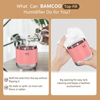 Purificateur d'air portable mini USB RGB, humidificateur à brume froide, diffuseur d'huiles essentielles aromathérapeutiques, plastique, extérieur, maison, bureau, hôtel