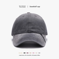 Gorras de Béisbol Vintage al por Mayor, Estilo Dad Hat de 6 Paneles, Sin Estructura, con Logotipo Bordado en 3D, de Algodón Desgastado, Unisex para Adultos, con Hebilla Metálica