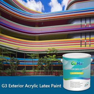 Fourniture du fabricant de revêtements muraux pour la décoration murale intérieure et extérieure Bonne mise à niveau 20 kg Couleurs de peinture au latex pour la <span class=keywords><strong>maison</strong></span> - Product Image 5