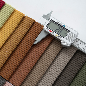 Corduroy <b>Fabric</b> 8-Stripes 100% Polyester <b>Medium</b> Weight Brushed Sueded Weft Woven Sofa Cushion Pillow Home Textile Material - Product Image 3