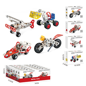 어린이 교육용 DIY 자동차 장난감 조립 3D 합금 금속 퍼즐 블록 레이싱카 모델 건설 STEM 장난감 - Product Image 4