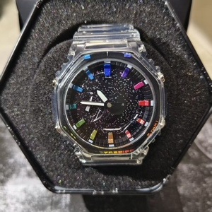 Meilleures ventes : Boîtier en acrylique pour montres <span class=keywords><strong>G</strong></span> Series GA2100 GM2100 GA110 compatible iOS/OS, avec écran LED, étanche et fonction chronomètre et règle à calcul - Product Image 2