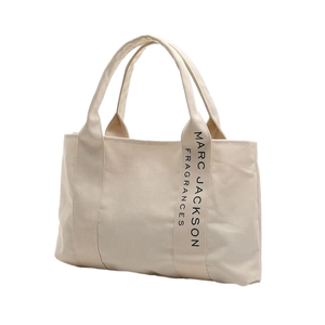Sac en toile de <span class=keywords><strong>coton</strong></span> biologique, grand sac fourre-tout avec bouton, résistant, sérigraphie, fermeture éclair colorée, longue poignée, bandoulière - Product Image 1