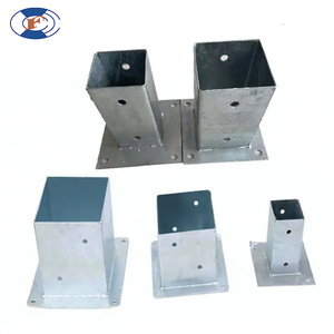 HF 4x4 cực mặt bích bê tông thép mặt đất tăng đột biến hàng rào bài Neo - Product Image 2