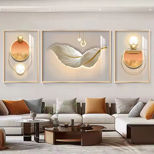 Custom Modern Still Life Decorative Black Metal Wall Art Prints with Hanging <strong>Frame</strong> <strong>Large</strong> 33"-40" for Living Room - Product Image 2