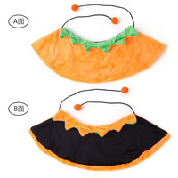 Cape réversible en polaire personnalisée pour chien et chat avec chapeau - Tenue d'extérieur pour Halloween