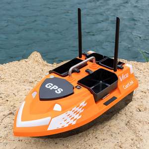เรือตกปลา V802Pro GPS พร้อมโซนาร์สแกนด้านข้าง เสาอากาศคู่แบบเสริม ช่องใส่เหยื่อ 4 ช่อง ตำแหน่งจอดเรือ 160 จุด ระบบขับเคลื่อนอัตโนมัติ - Product Image 6