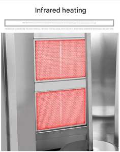 Barbecue à gaz commercial de style moyen-oriental avec moteur rotatif à trois/quatre/cinq têtes pour saucisses turques et brésiliennes - Product Image 3