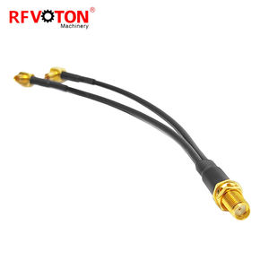 Fabrik-Lieferung SMA-Buchse auf TS9-Doppelkabel Gerades RG174 Verbindungskabel Pigtail - Product Image 4