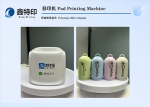 High Quality Screen Printing Machine for Round Bottles Easy-to-Operate Manual Curved Design 1 Color Printing