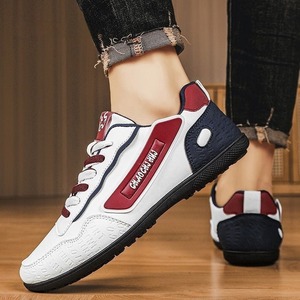 Chaussures de course légères unisexes, dessus en PU, doublure en coton, semelle en caoutchouc, baskets de jogging athlétiques pour hommes, femmes et jeunes - Product Image 1