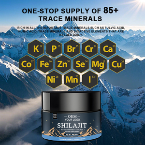 Ekstrak Tanaman Shilajit Himalaya Murni 50% Asam Fulvat 30g/50g/botol Resin Shilajit Suplemen Herbal Murni - Product Image 2