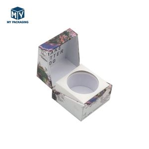 Glass Jars Or Cosmetics Packaging Boxes Concentrated Dab Container Glass Jar Paper Packaging Box with Cover