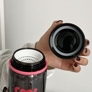 Gobelets en plastique Filles Apparence portable de haut niveau Abordable Bel <span class=keywords><strong>été</strong></span> contracté avec la tasse - Product Image 6